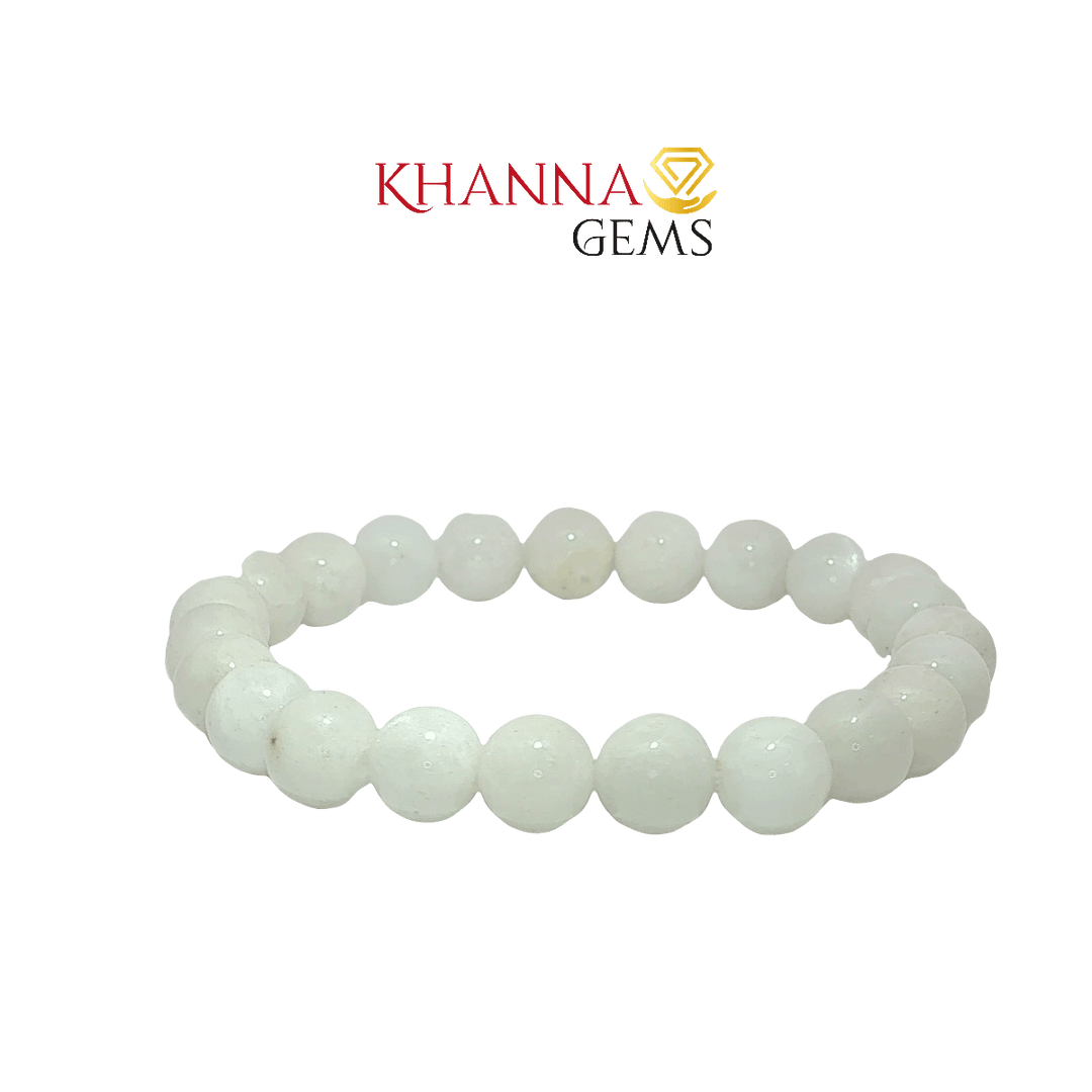 Premium Moonstone 8MM Round Gemstone Beads – NOO6008