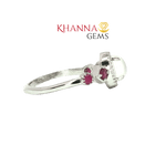 Load image into Gallery viewer, 1.88/GM  MOON STONE RUBY RING Earrings - G0579