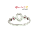 Load image into Gallery viewer, 1.88/GM  MOON STONE RUBY RING Earrings - G0579