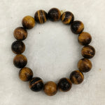 Load image into Gallery viewer, ROUND TIGER EYE BRACELET