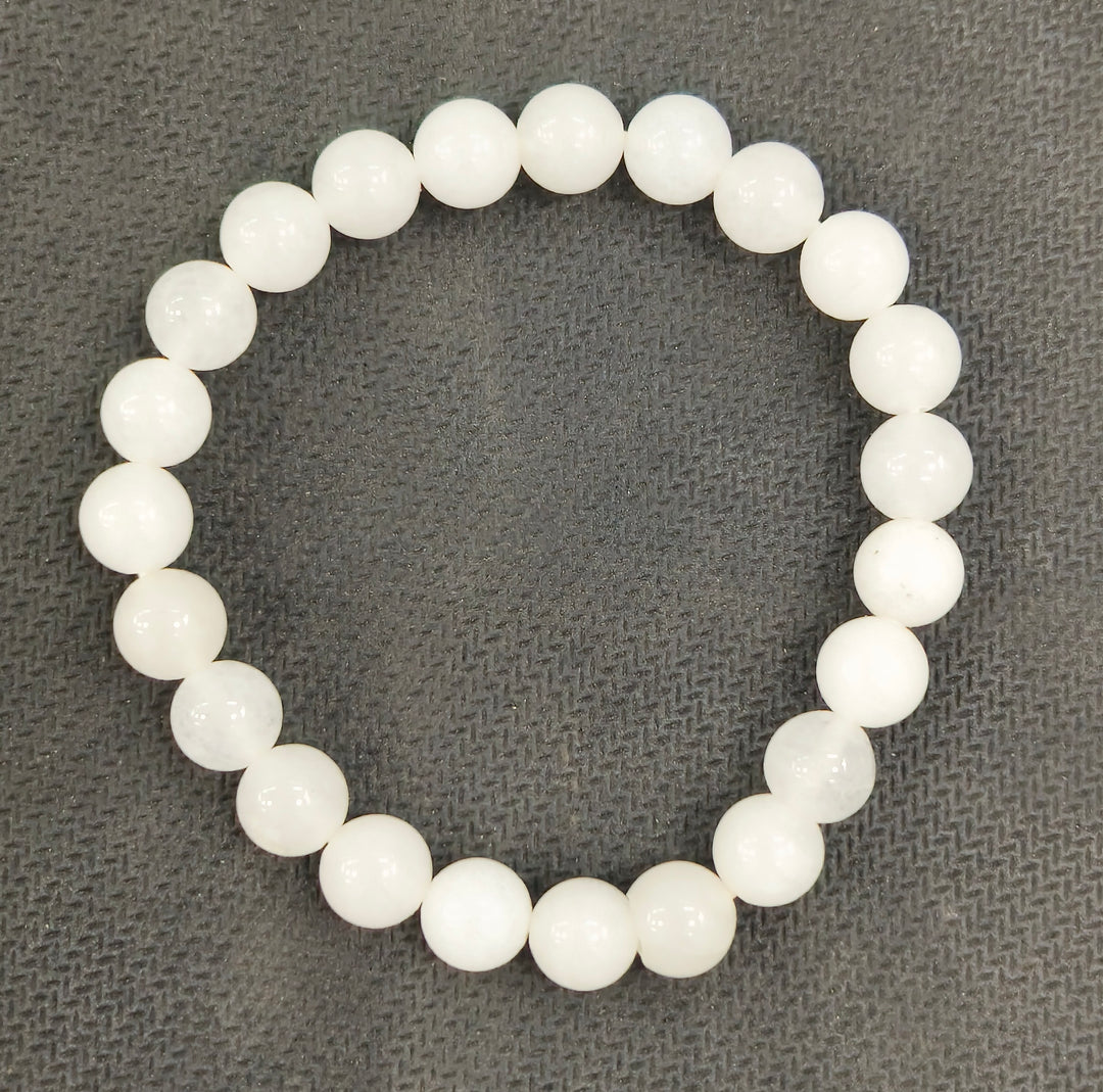 WHITE SNOW JADE BRACELET