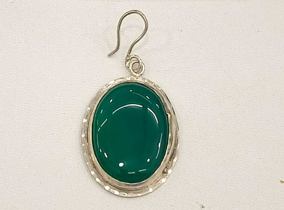 16.80/GM ONYX SILVER PENDANT  (525)