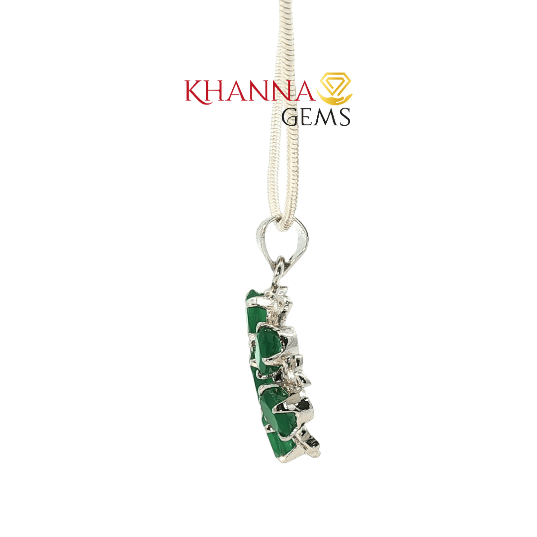 4.80/GM Onyx Zircon Pendent - N0065