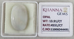 Load image into Gallery viewer, 13.91/CT Natural Opal with Govt. Lab Certificate-11006D44491