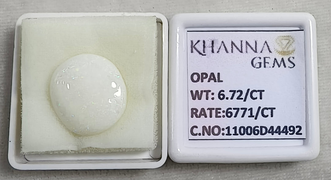 6.72/CT Natural Opal with Govt. Lab Certificate-11006D44492