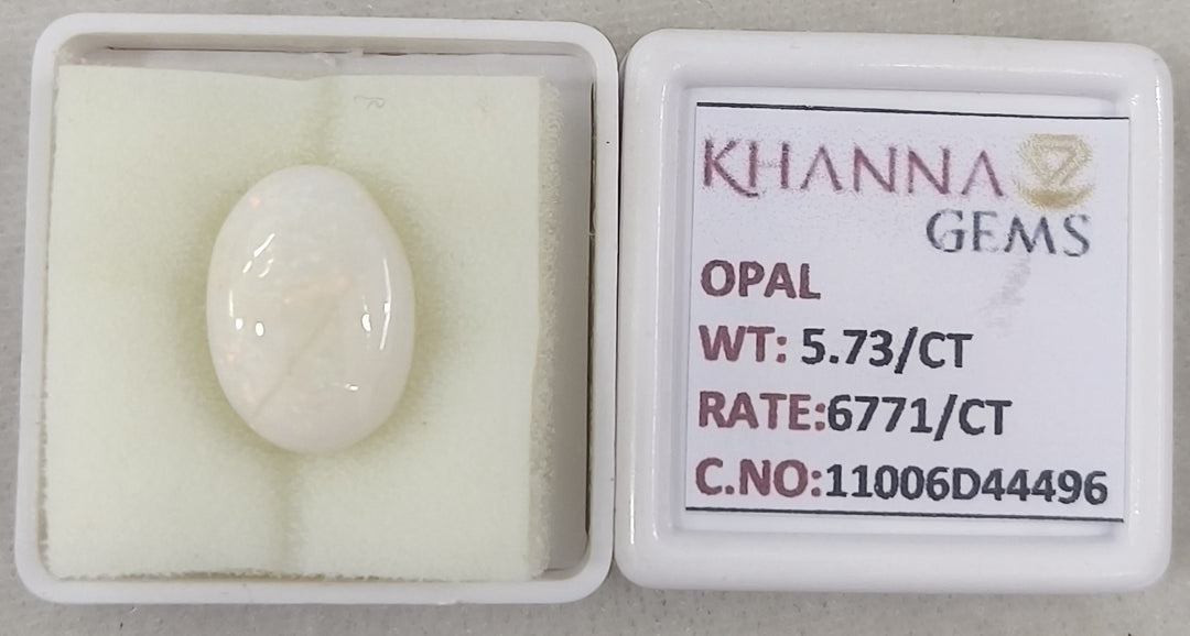 5.73/CT Natural Opal with Govt. Lab Certificate-11006D44496