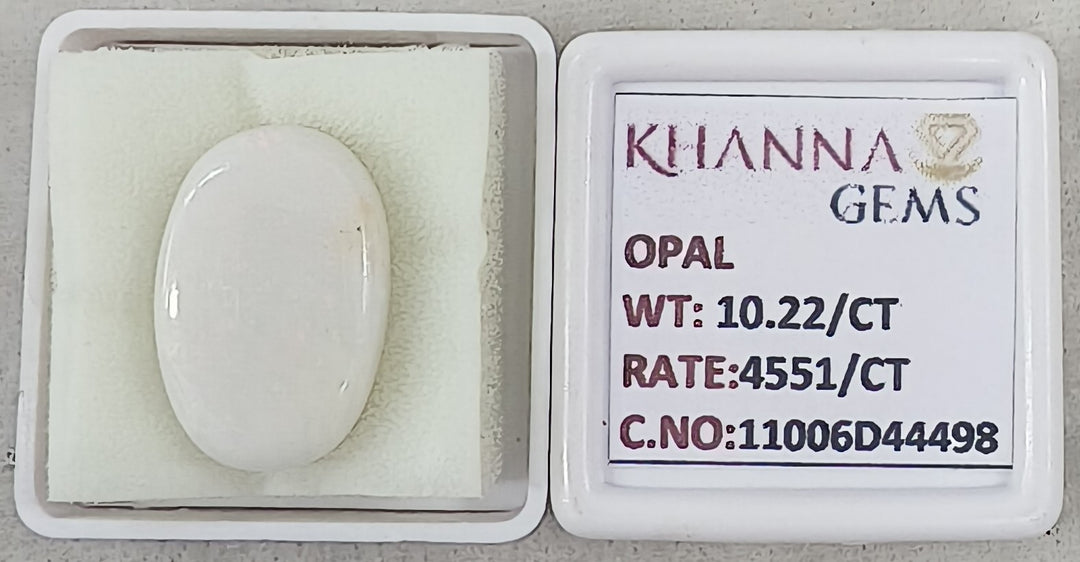10.22/CT Natural Opal with Govt. Lab Certificate-11006D44498