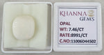 Load image into Gallery viewer, 7.46/CT Natural Opal with Govt. Lab Certificate-11006D44502