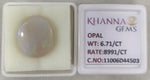 Load image into Gallery viewer, 6.71/CT Natural Opal with Govt. Lab Certificate-11006D44503