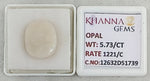 Load image into Gallery viewer, 5.73/CT Natural FIRE OPAL with Govt. Lab Certificate-12632D51739