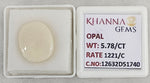 Load image into Gallery viewer, 5.78/CT Natural FIRE OPAL with Govt. Lab Certificate-12632D51740