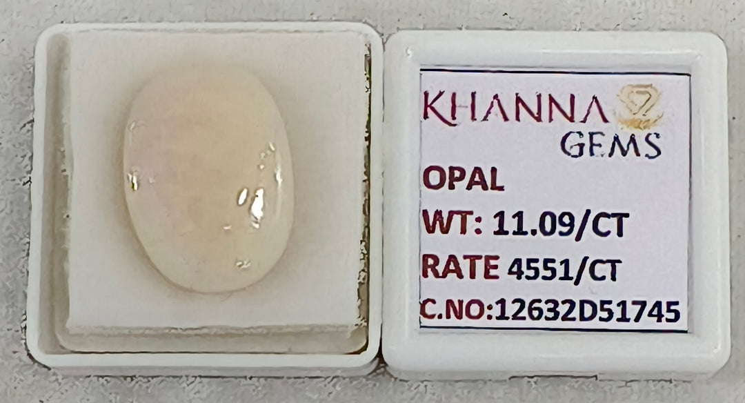 11.09/CT Natural FIRE OPAL with Govt. Lab Certificate-12632D51745