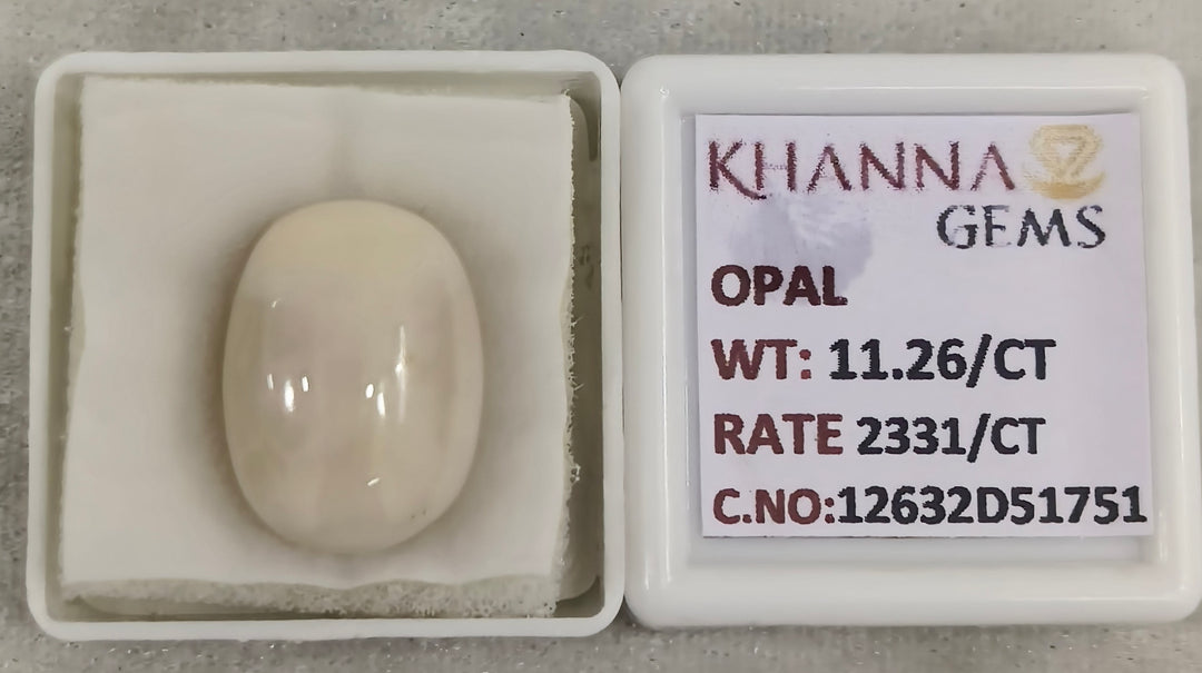 11.26/CT Natural FIRE OPAL with Govt. Lab Certificate-12632D51751