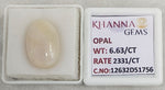 Load image into Gallery viewer, 6.63/CT Natural FIRE OPAL with Govt. Lab Certificate-12632D51756