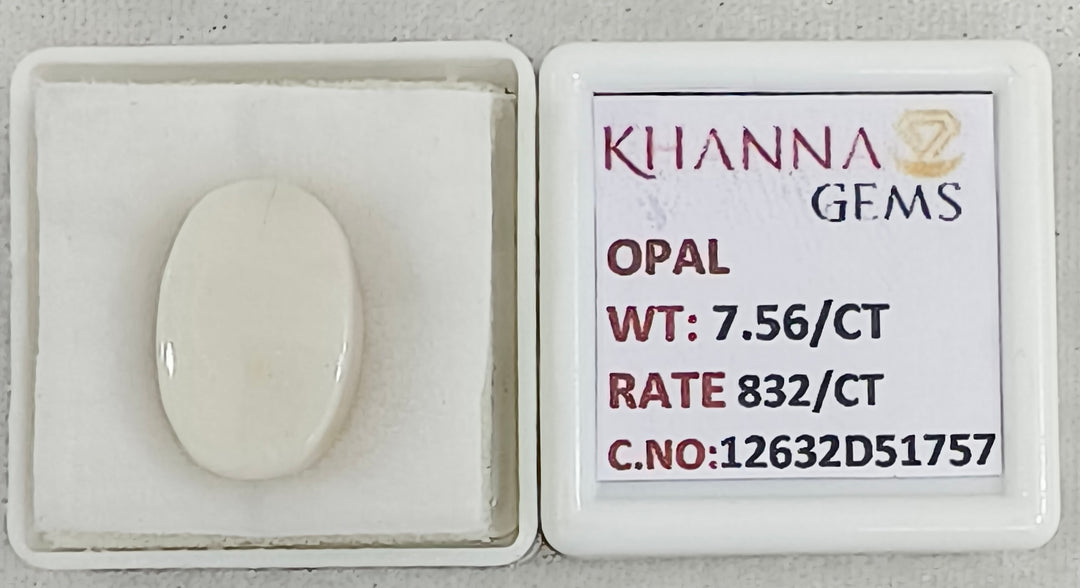 7.56/CT Natural FIRE OPAL with Govt. Lab Certificate-12632D51757