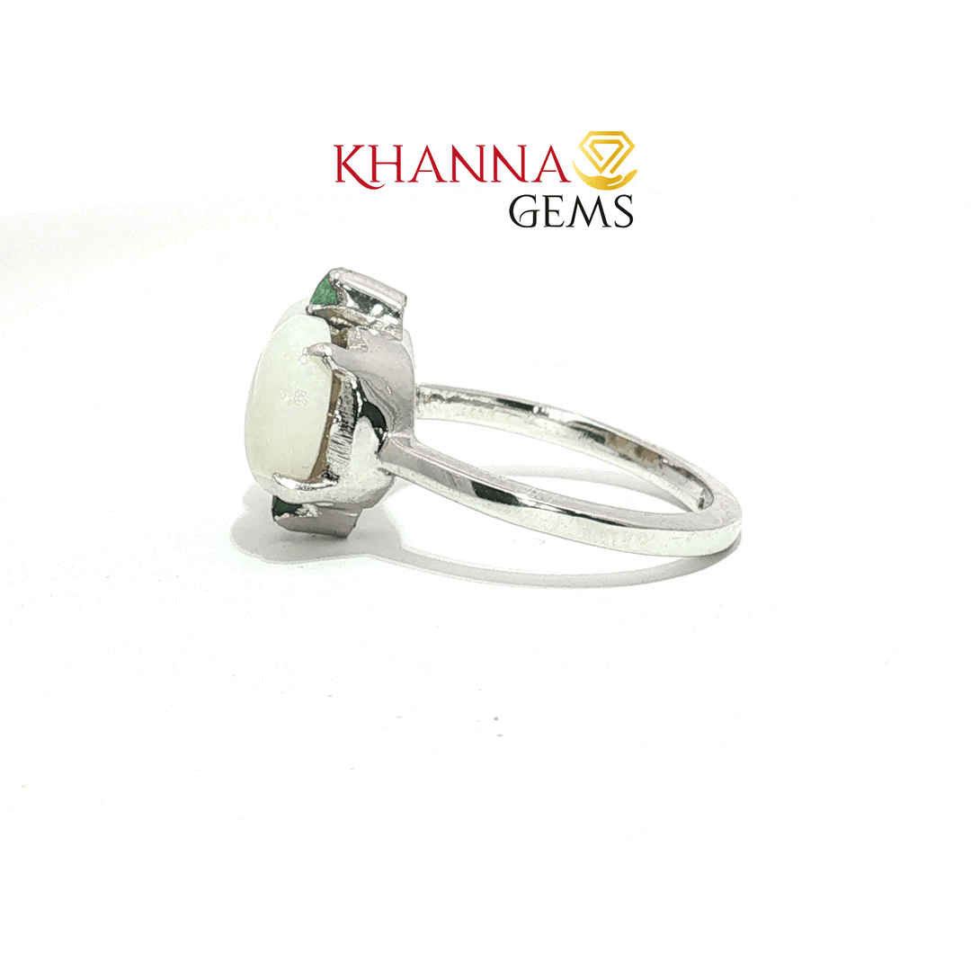3.83/GM  OPAL EMERALD RING Earrings - G0601