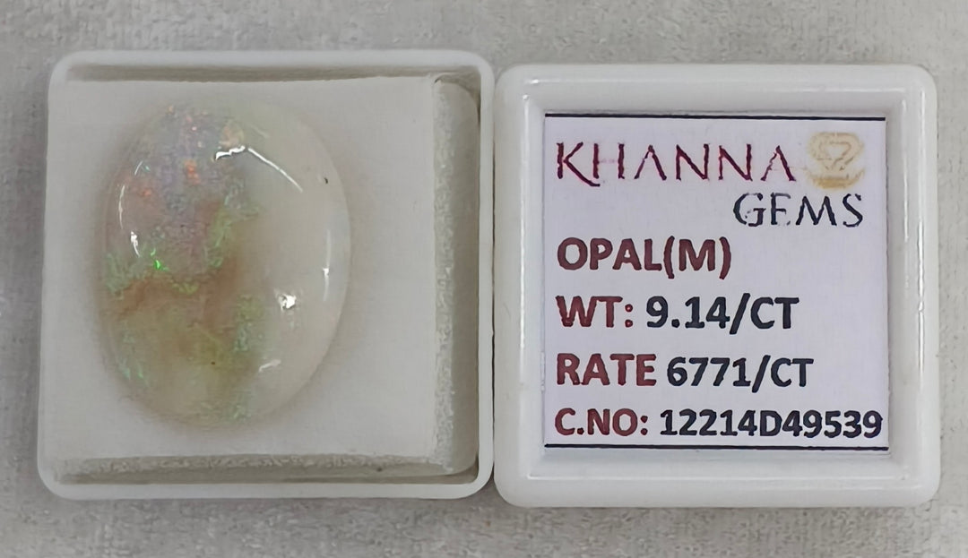 9.14/CT Natural Opal with Govt. Lab Certificate-12214D49539
