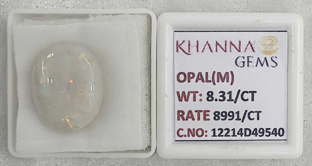 8.31/CT Natural Opal with Govt. Lab Certificate-12214D49540
