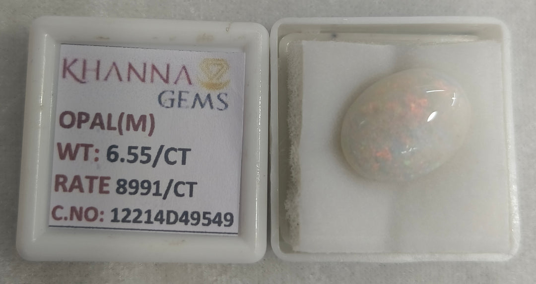 6.55/CT Natural Opal with Govt. Lab Certificate-12214D49549
