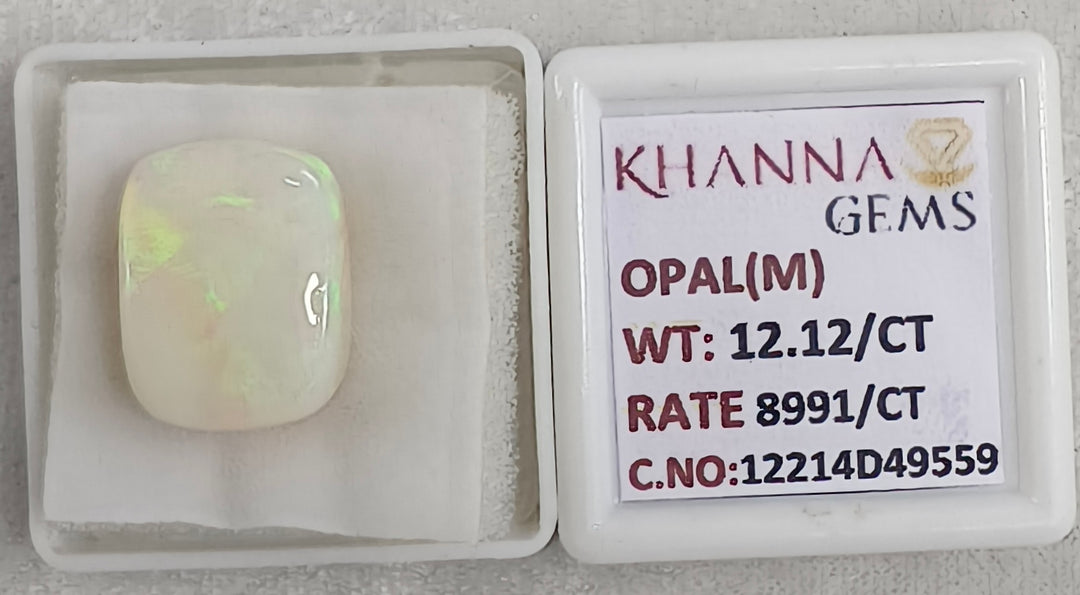 12.12/CT Natural Opal with Govt. Lab Certificate-12214D49559