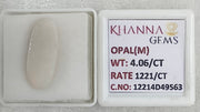 4.06/CT Natural FIRE OPAL with Govt. Lab Certificate-12214D49563