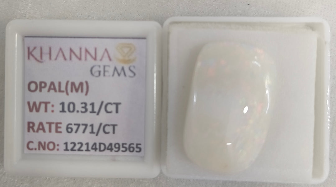 10.31/CT Natural FIRE OPAL with Govt. Lab Certificate-12214D49565