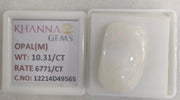 10.31/CT Natural FIRE OPAL with Govt. Lab Certificate-12214D49565