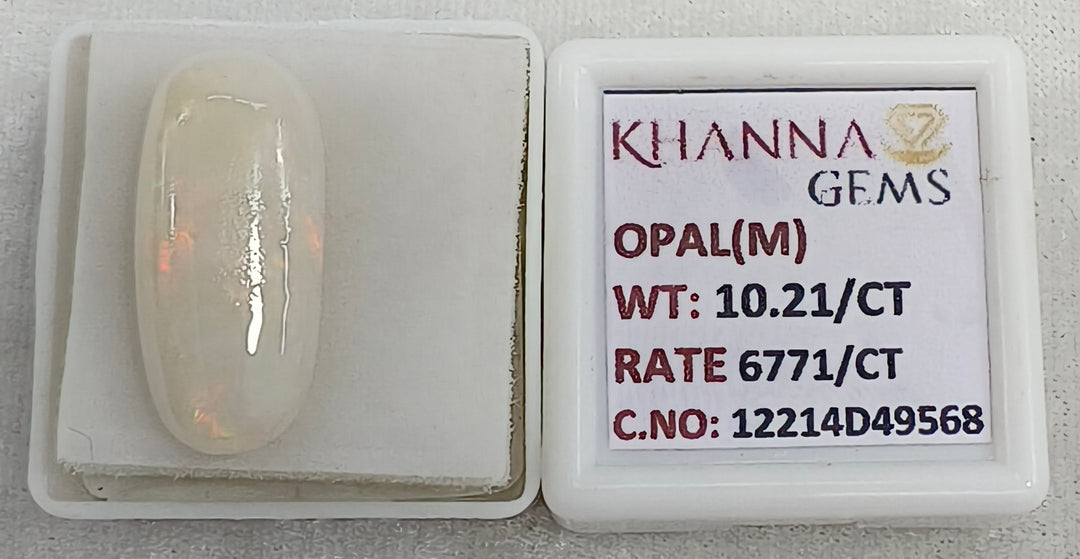 10.21/CT Natural FIRE OPAL with Govt. Lab Certificate-12214D49568