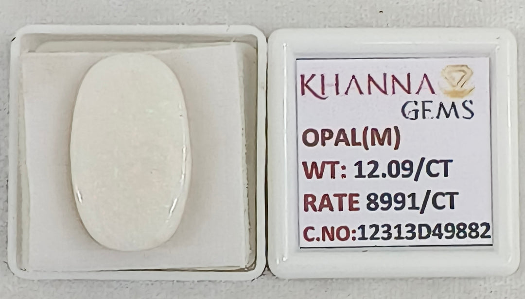 12.09/CT Natural FIRE OPAL with Govt. Lab Certificate-12313D49882