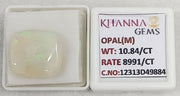 10.84/CT Natural FIRE OPAL with Govt. Lab Certificate-12313D49884