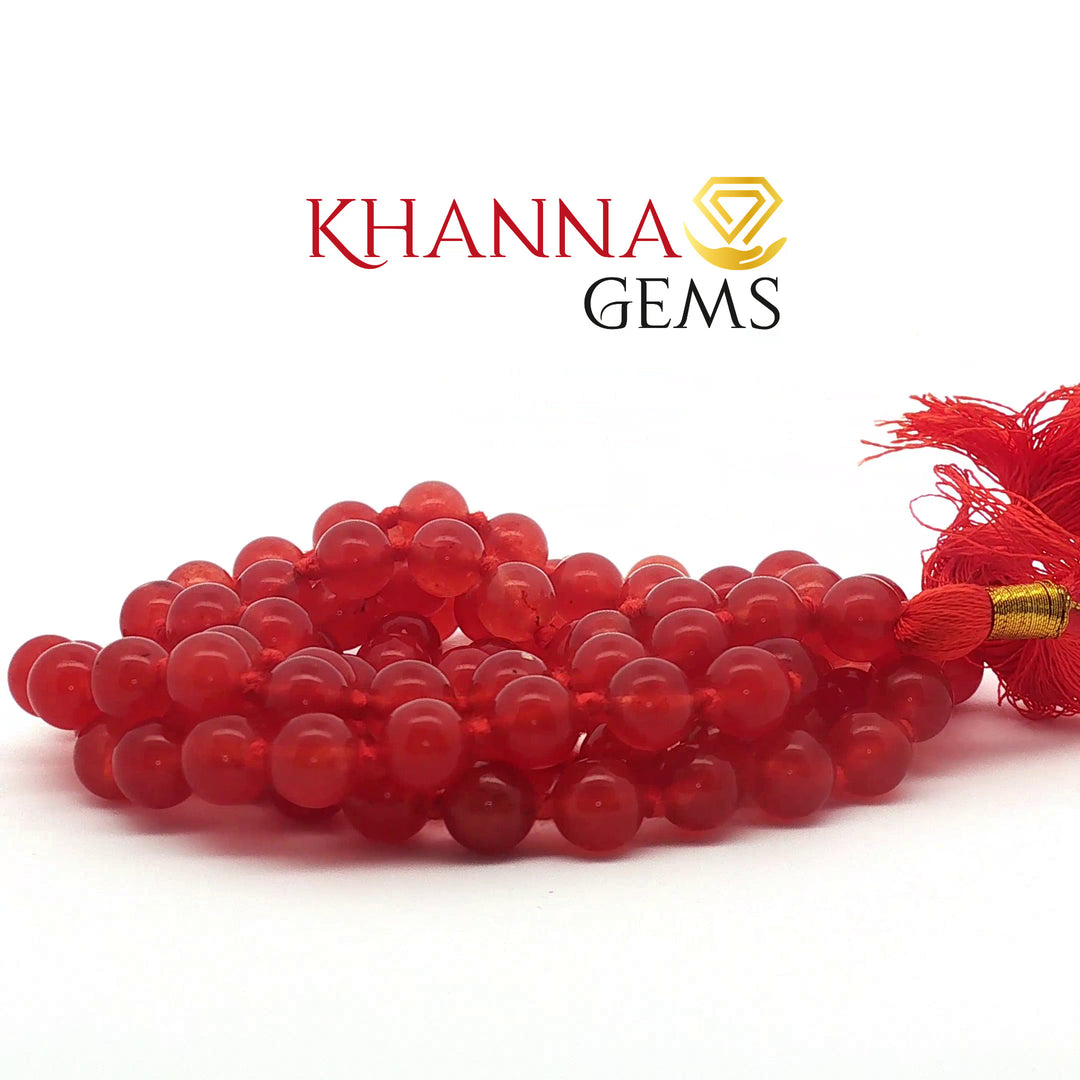 ORANGE ONYX MALA - KG01