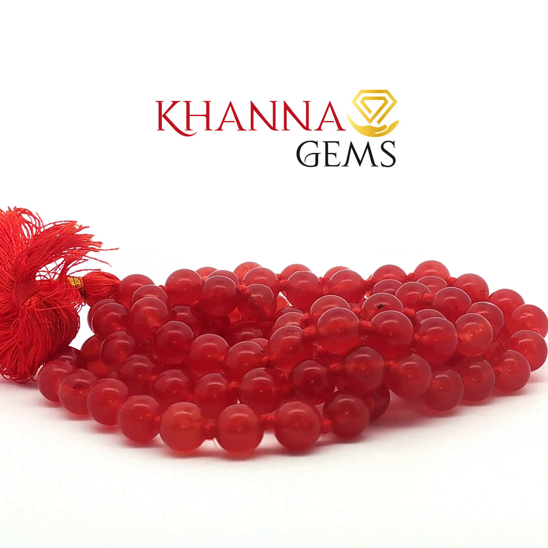 ORANGE ONYX MALA - KG01