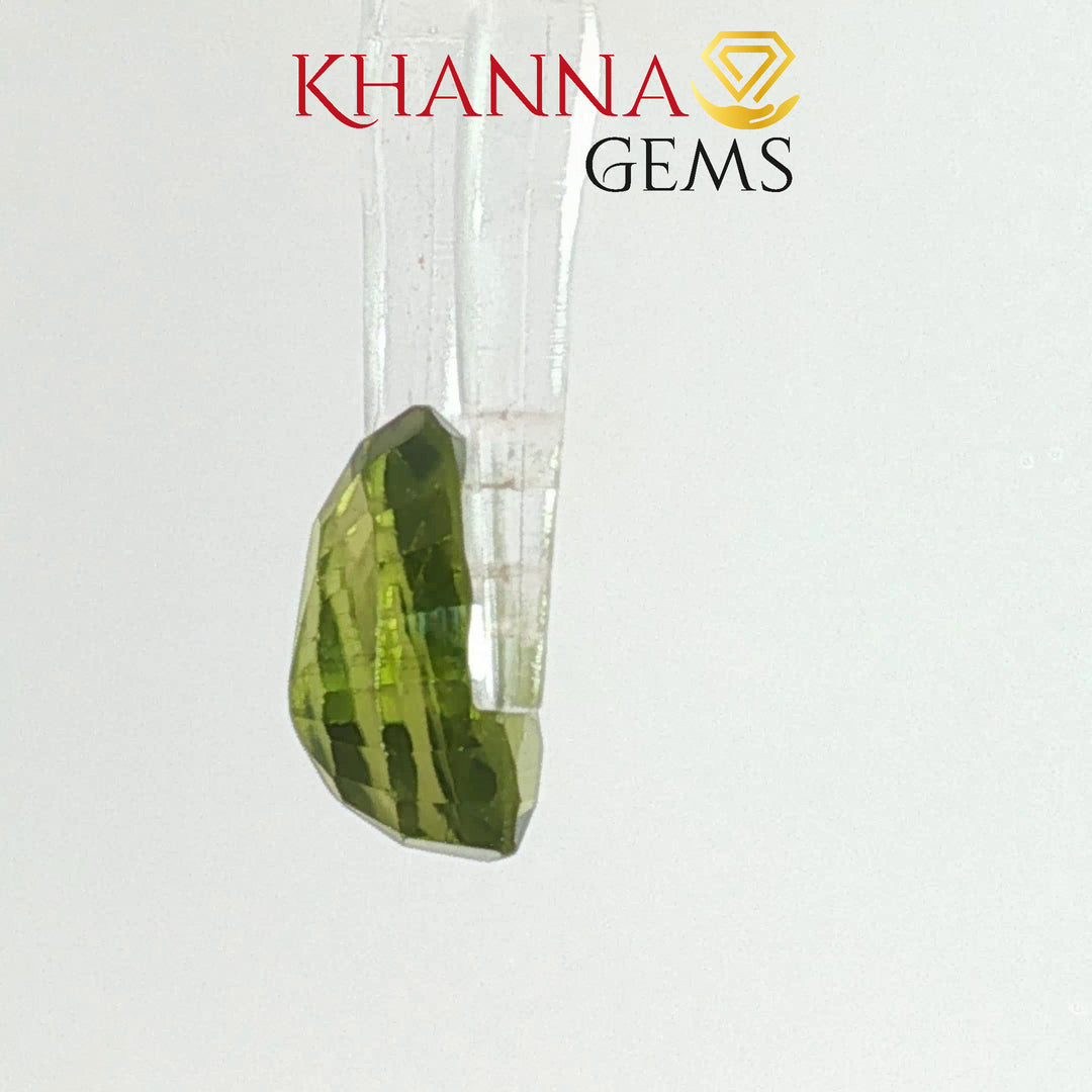 3.83/CT Natural Peridot Stone With Govt. Lab Certificate-110483