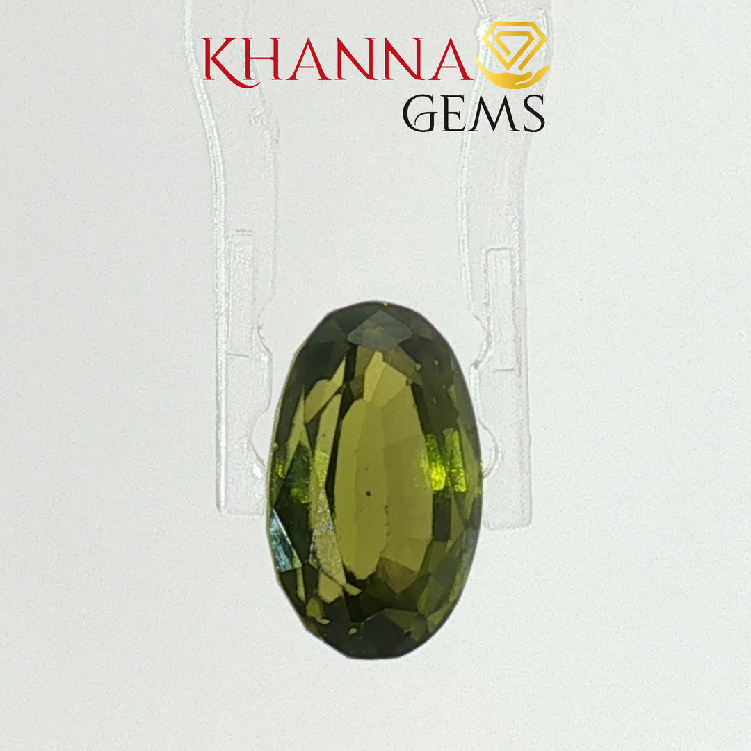 4.45/CT Natural Peridot Stone With Govt. Lab Certificate-110485