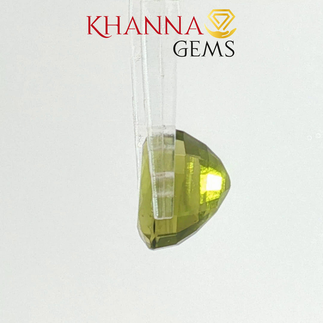 3.78/CT Natural Peridot Stone With Govt. Lab Certificate-110486