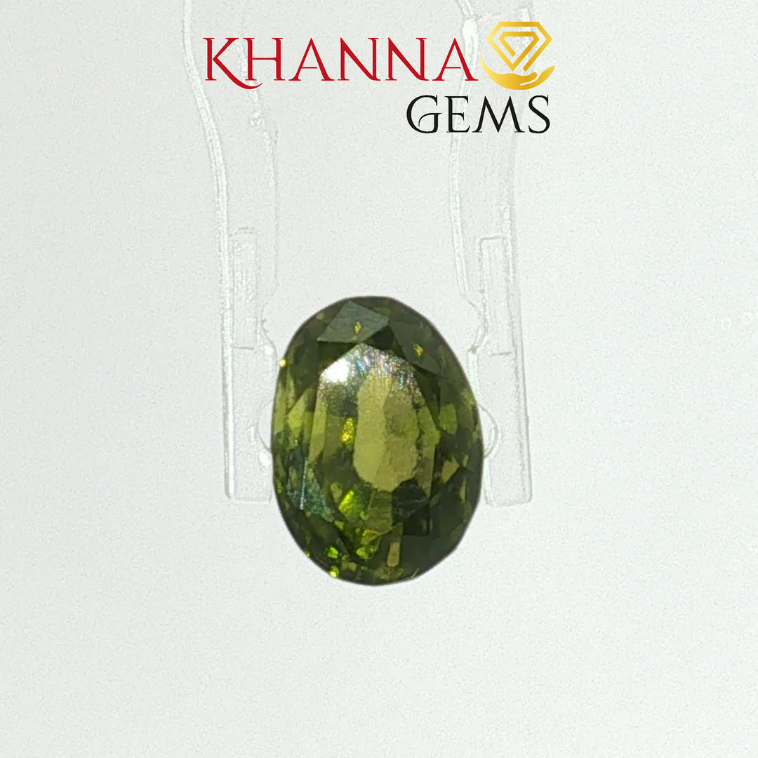 3.78/CT Natural Peridot Stone With Govt. Lab Certificate-110486