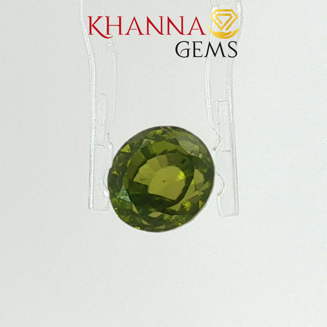 3.89/CT Natural Peridot Stone With Govt. Lab Certificate-110849
