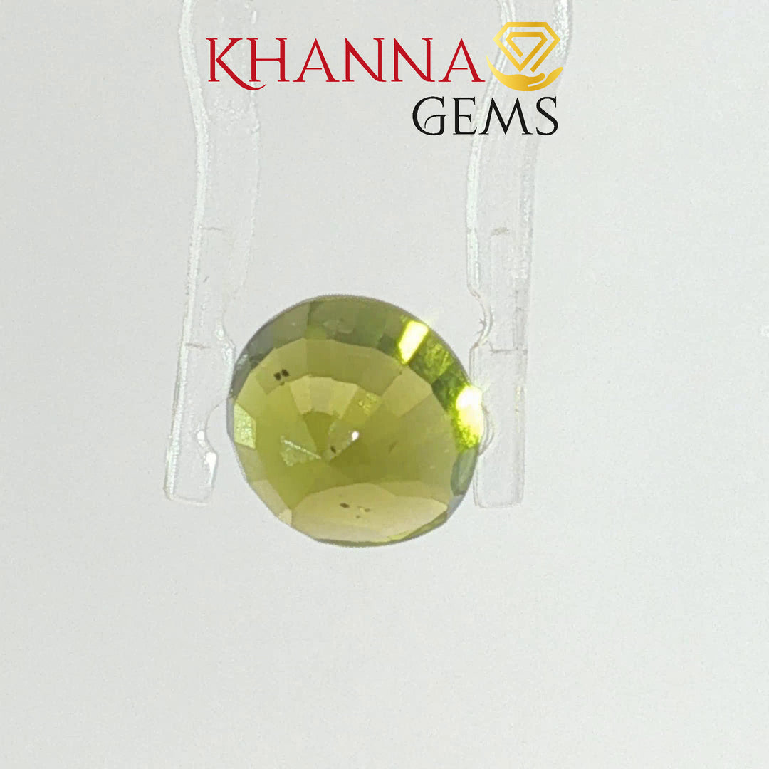 3.89/CT Natural Peridot Stone With Govt. Lab Certificate-110849
