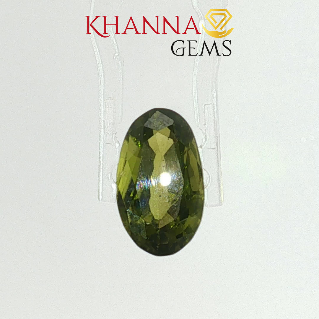 4.87/CT Natural Peridot Stone With Govt. Lab Certificate-110858