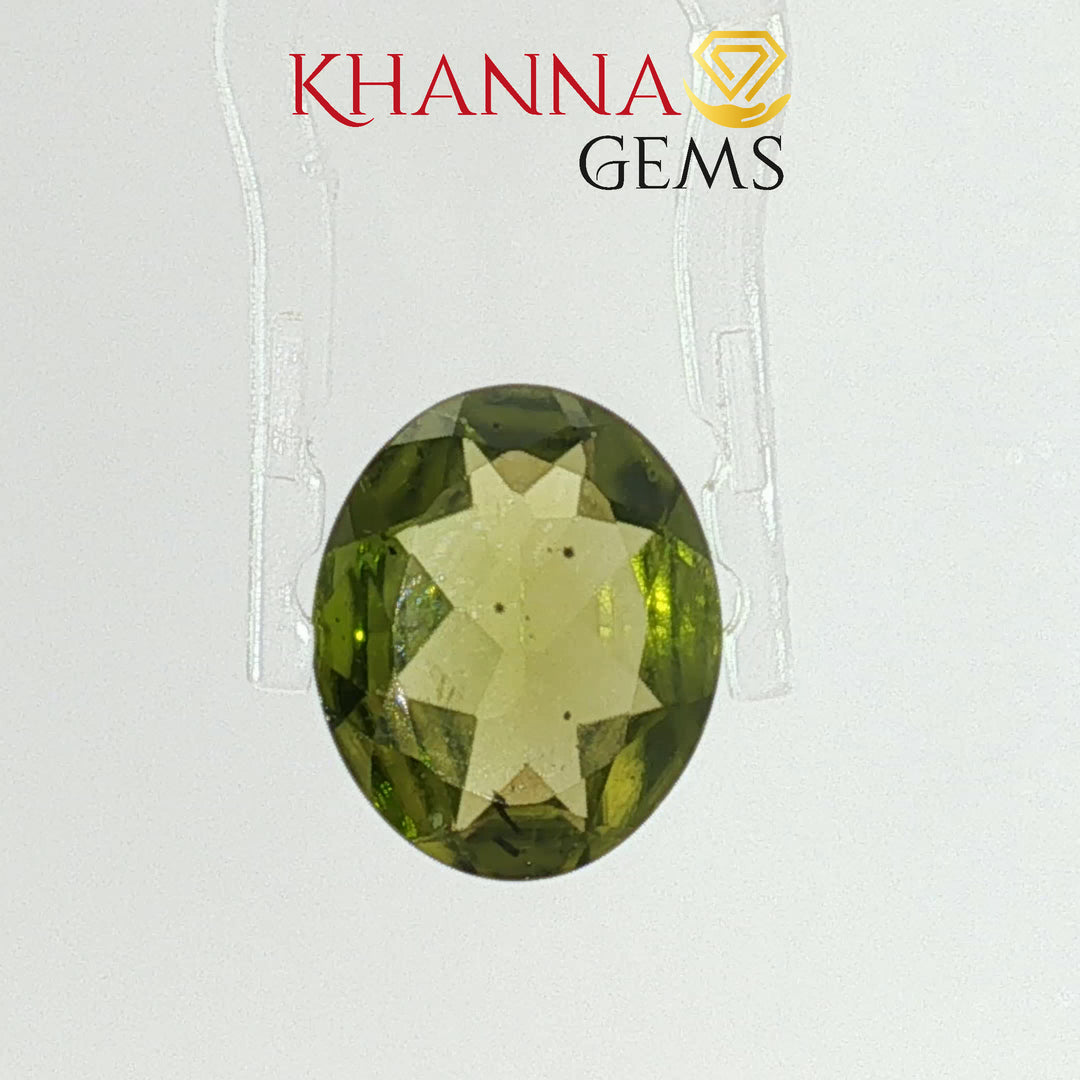 3.63/CT Natural Peridot Stone With Govt. Lab Certificate-138752