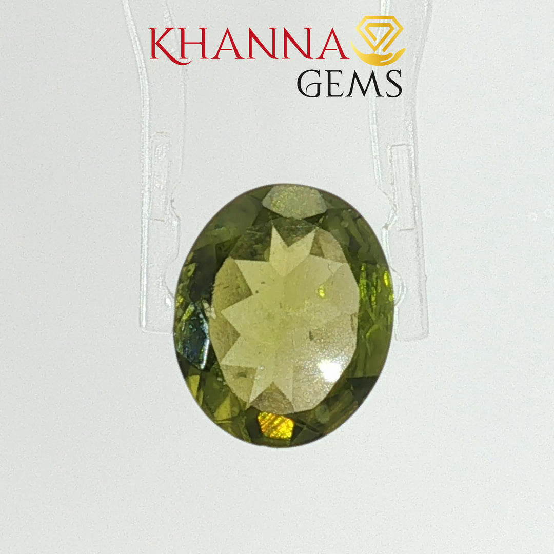 3.79/CT Natural Peridot Stone With Govt. Lab Certificate-138753