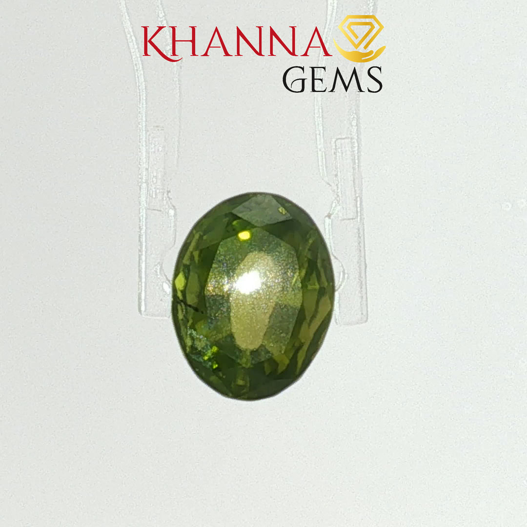 3.70/CT Natural Peridot Stone With Govt. Lab Certificate-138755