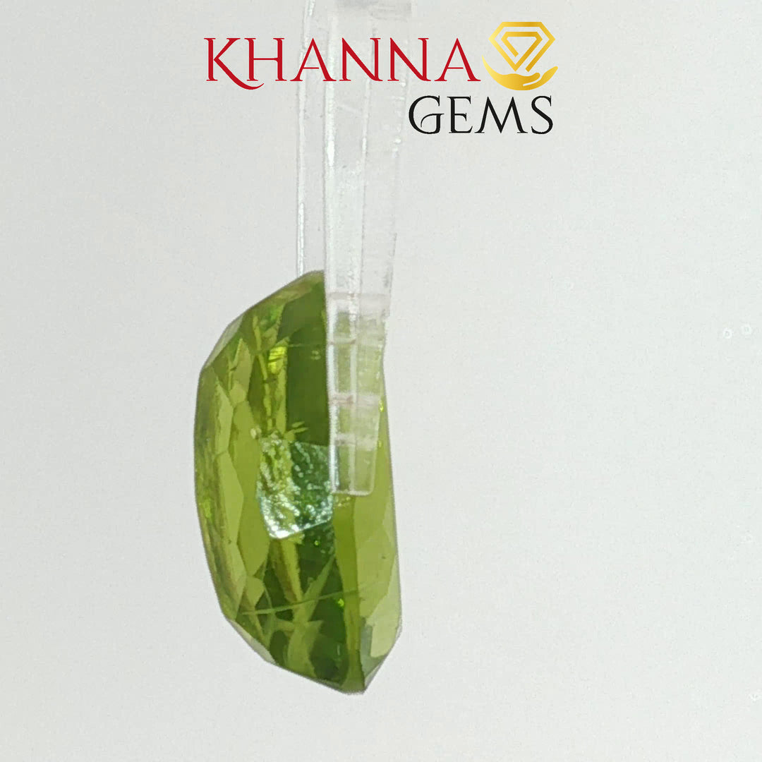 10.76/CT Natural Peridot Stone With Govt. Lab Certificate-DGSL/G1430/CSI/14225