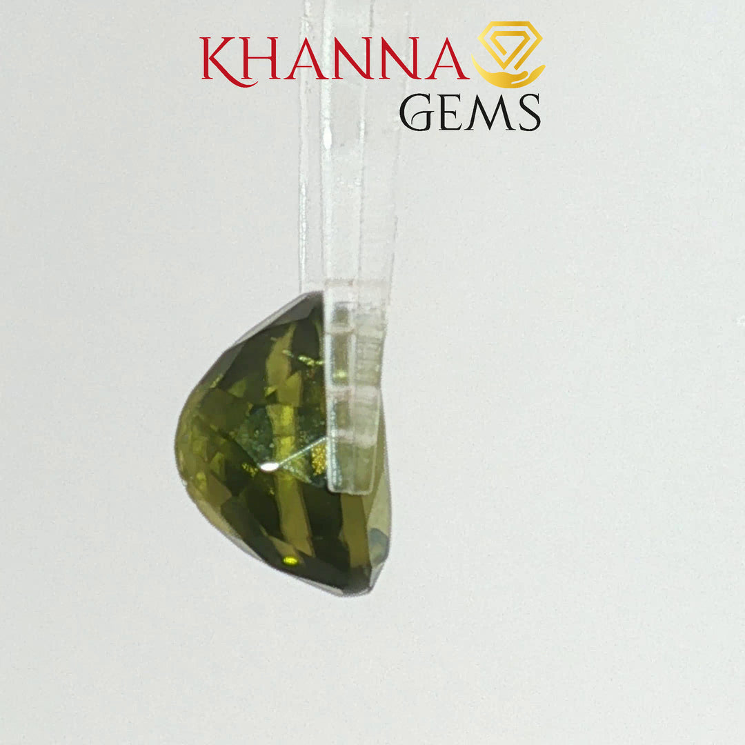 4.92/CT Natural Peridot Stone With Govt. Lab Certificate-1804D4318