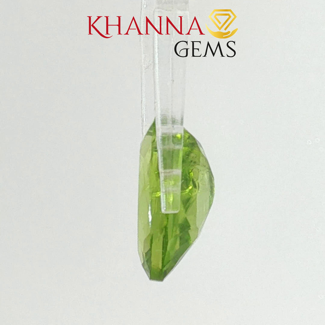 7.56/CT Natural Peridot Stone With Govt. Lab Certificate-7987D31856