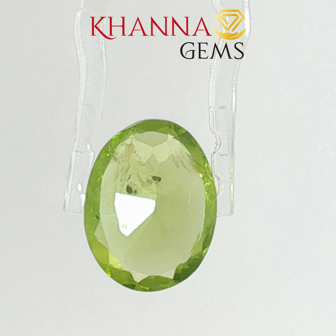 7.56/CT Natural Peridot Stone With Govt. Lab Certificate-7987D31856