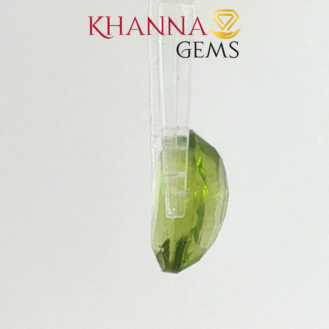 4.86/CT Natural Peridot Stone With Govt. Lab Certificate-7987D31858