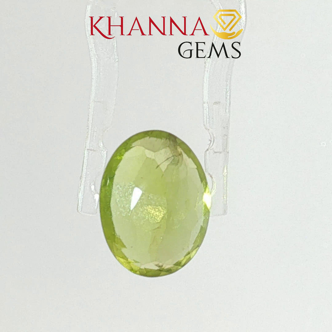 4.86/CT Natural Peridot Stone With Govt. Lab Certificate-7987D31858