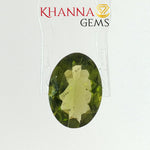 Load image into Gallery viewer, 4.46/CT Natural Peridot Stone With Govt. Lab Certificate-DGSL/H1531/CSI/17250
