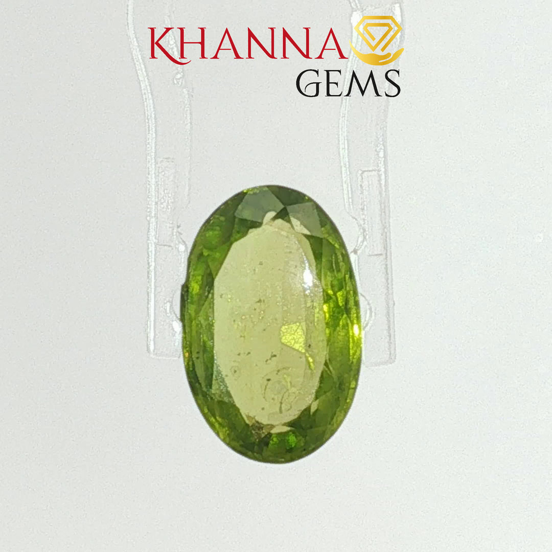 4.04/CT Natural Peridot Stone With Govt. Lab Certificate-DGSL/H1531/CSI/17254